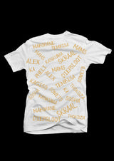 Kas 'Lam T-shirt (White) — flat back