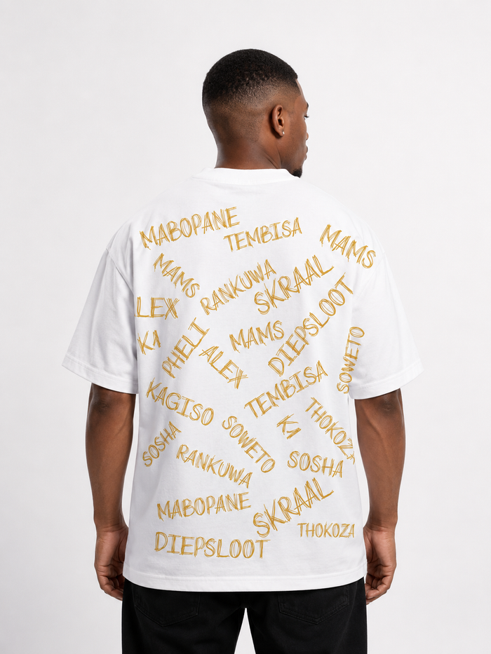 Kas 'Lam T-shirt (White) — back view
