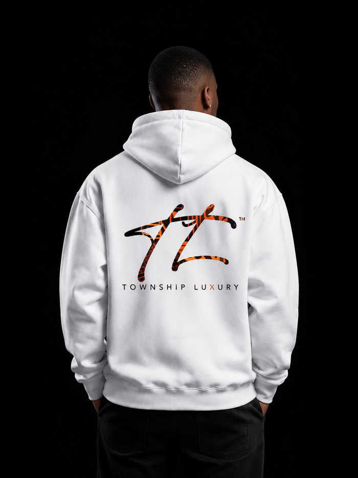 MAMS Classic Hoodie - White — back view