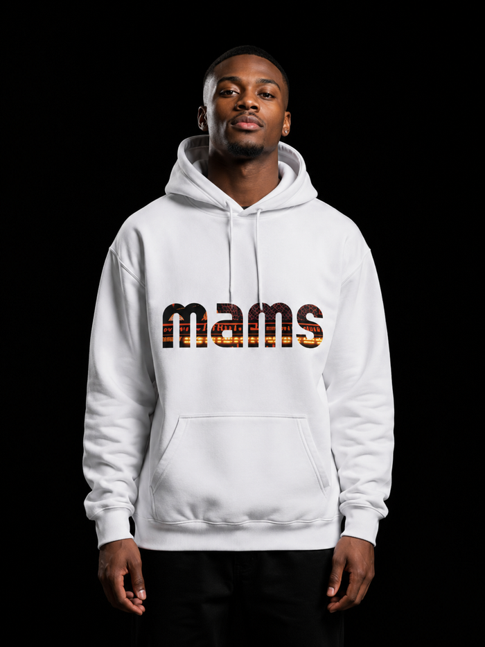 MAMS Classic Hoodie - White