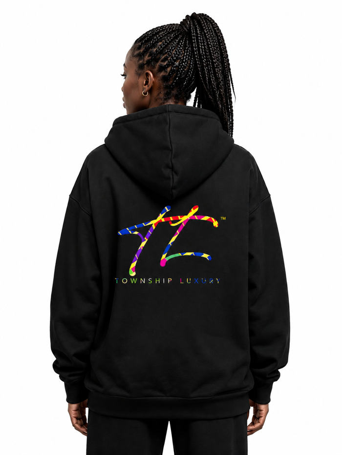SOSHA Classic Hoodie - Black — back view